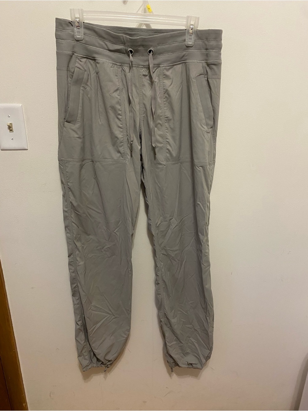 Lululemon Dance Studio mid-rise pants light gray women’s 10
